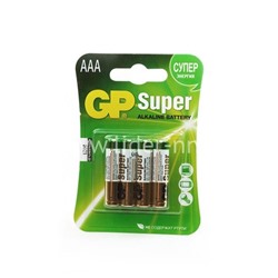 Батарейка алкалиновая GP LR03/4BL Super