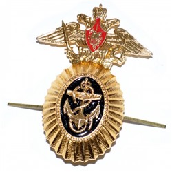 Кокарда ВМФ РФ Адмиралов с гербом РФ