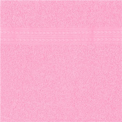 Полотенце махровое Вышний Волочек розовый (пл.375)