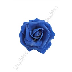 Головки цветов "Роза" крупная 7,5 см (30 шт) SF-602, синий