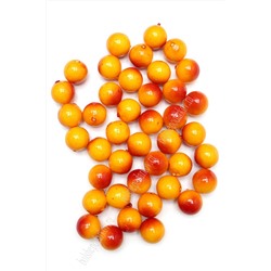 Муляж декоративный апельсин оранжево-красный маленький (100 шт) SF-20