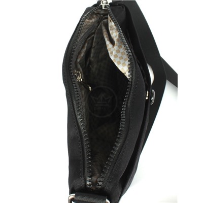 Сумка женская текстиль CF-0436,  1отд,  плечевой ремень,  черный 254416