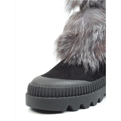 M20-5046 Ботинки зимние женские (натуральная замша, натуральный мех) размер 37