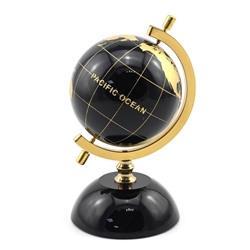 Глобус из обсидиана "Планета земля" 80*69*125мм.