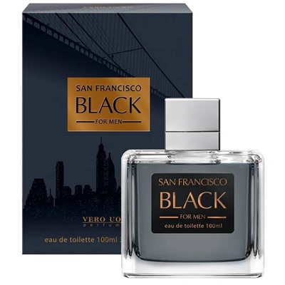 VERO UOMO SAN FRANCISCO BLACK /муж. M~