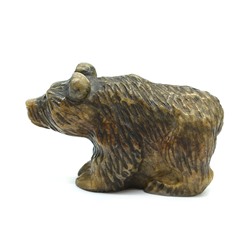 Скульптура из кальцита "Медвежонок" 65*30*39мм