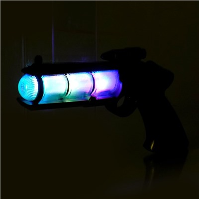 Пистолет «Космо», световые и звуковые эффекты, работает от батареек, цвет МИКС