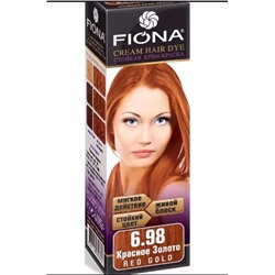 FIONA Стойкая крем-краска д/волос  6.98 Красное золото