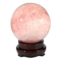Шар из розового кварца мадагаскарского 175мм, 7440г