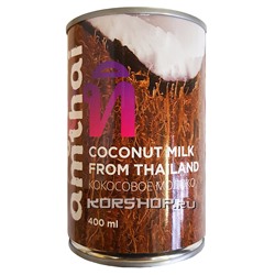Кокосовое молоко AmThai, Таиланд, 400 мл