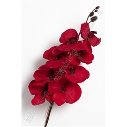 Ветка декоративная "Орхидея" 106 см (SF-1557) темно-красный