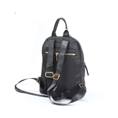 Рюкзак жен текстиль GF-6823,  1отд,  3внеш,  1внут/карм,  черный 256309