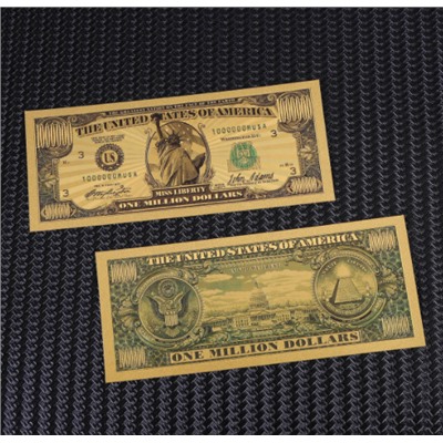 Сувенирная банкнота One Million Dollars FA2203 Заказ от 3х шт.