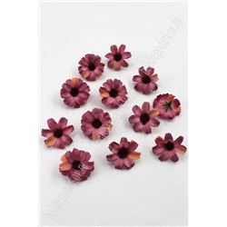 Головки цветов "Ромашка с блеском" 3,5 см (100 шт) SF-606, розовая пенка №3