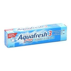 AQUAFRESH TOTAL Зубная паста 50ml   Fresh Mint АКЦИЯ! СКИДКА 15%