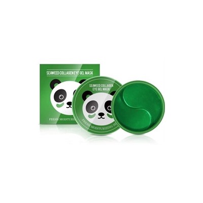 Гидрогелевые патчи для глаз Enbow Сrystal Collagen Gel Eye Mask Seaweed с коллагеном и зелеными водорослями