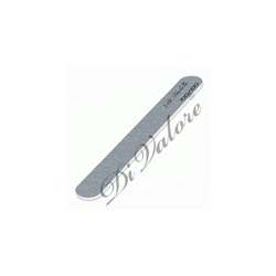 DiValore Пилка PROF для искусственных и натуральных ногтей СЕРАЯ прямая (108-002)