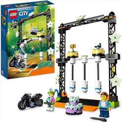 LEGO. Конструктор 60341 "City The Knockdown Stunt Challenge" (Трюковое испытание "Нокдаун")