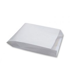 Пакет бумажный 140+60*250 без печати жиростойкий белый (2500/100)  AVIORА  (1200)