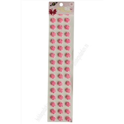 Кабошоны декоративные "Цветочек" 12 мм (SF-050) розовый