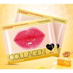 Гидрогелевые патчи для губ Images Collagen Honey  с медом (желтые)