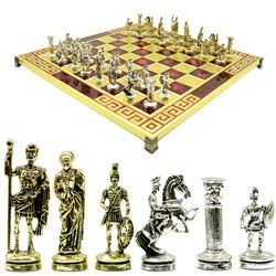 Шахматы с металлическими фигурами "Римляне" 385*385мм.