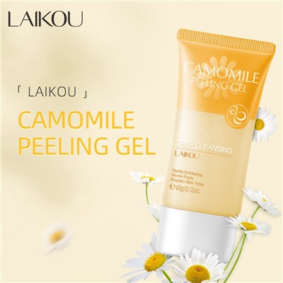 Пилинг-скатка для лица с ромашкой Laikou Camomile Peeling Gel, 60 гр.