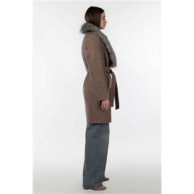 02-3074 Пальто женское утепленное (пояс)