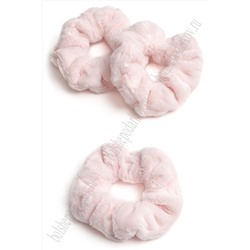 Резинка для волос из искусственного меха (10 шт) SF-7025, светло-розовый №3