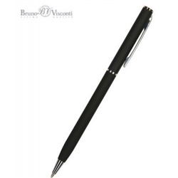 Ручка автоматическая шариковая 0.7мм "PALERMO" синяя, (черный металлический корпус) 20-0250/01 Bruno Visconti