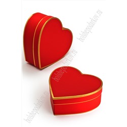 Коробки сердечко 2 в 1, 23,5*22,5*10 см (SF-7441) красный