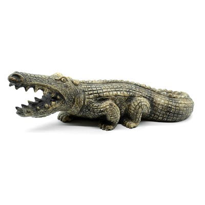 Скульптура из кальцита "Крокодил" 330*115*95мм