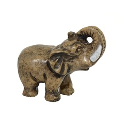Скульптура из кальцита "Слон" 90*54*77мм