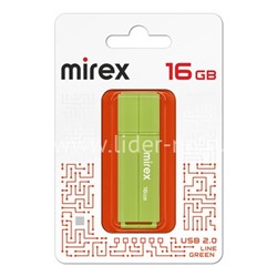USB Flash 16GB Mirex LINE GREEN
