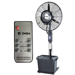 Вентилятор напольный с увлажнителем воздуха и пультом дистанционного управления DELTA DL-024H-RC