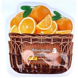 Тканевая маска для лица с экстрактом апельсина Million Pauline ORANGE