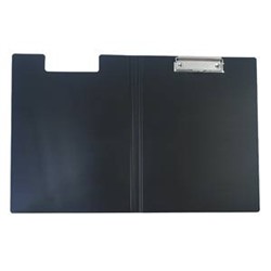 Папка-планшет (доска с зажимом) А4 NM3310 0,90мм PVC черный с крышкой inФОРМАТ