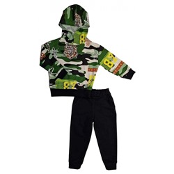 Спортивный костюм (0315/22) камуфляж, зеленый, печать