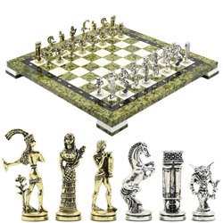 Шахматы подарочные с металлическими фигурами "Минотавр", 400*400мм