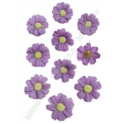 Головки цветов "Ромашки" 4,5 см (100 шт) SF-2092, фиолетовый №3