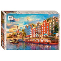 Степ. Пазл 1000 Romantic Travel арт.79153 "Амстердам"