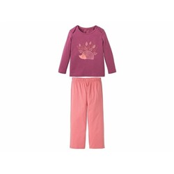 Пижама "Ежик" для девочки, 98/104 размер, Lupilu