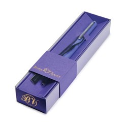 Ручка автоматическая шариковая 0.7мм "PALERMO" синяя в футляре (фиолетовый корпус, сиреневая коробка) 20-0250/112 Bruno Visconti
