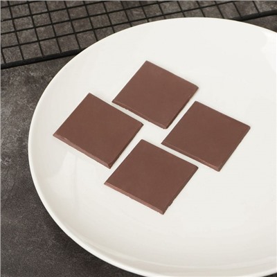 Силиконовый мат для отливки шоколада «Квадраты»