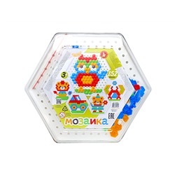 Детская мозаика шестигранная «Сова» (152 элемента)