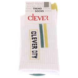 Носки Clever 5346_белый/зеленый