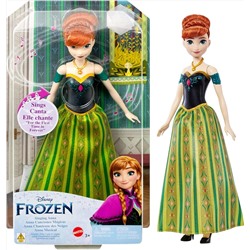 Mattel. Кукла "Disney Frozen: Анна" в платье арт.HLW56