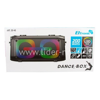 Колонка 04" (20-45 DANCE BOX 200) динамик 2шт/4" ELTRONIC с TWS                  
                                          
                                -10%
