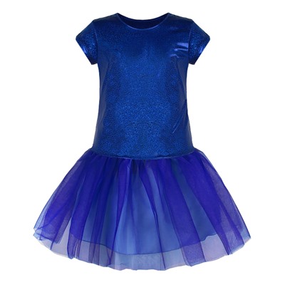Нарядное синее платье для девочки 83278-ДН21