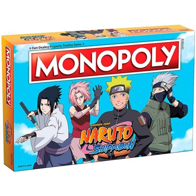 Hasbro Наст. игра "Монополия Naruto" (Наруто) англ. язык арт.WM00167-EN1-6